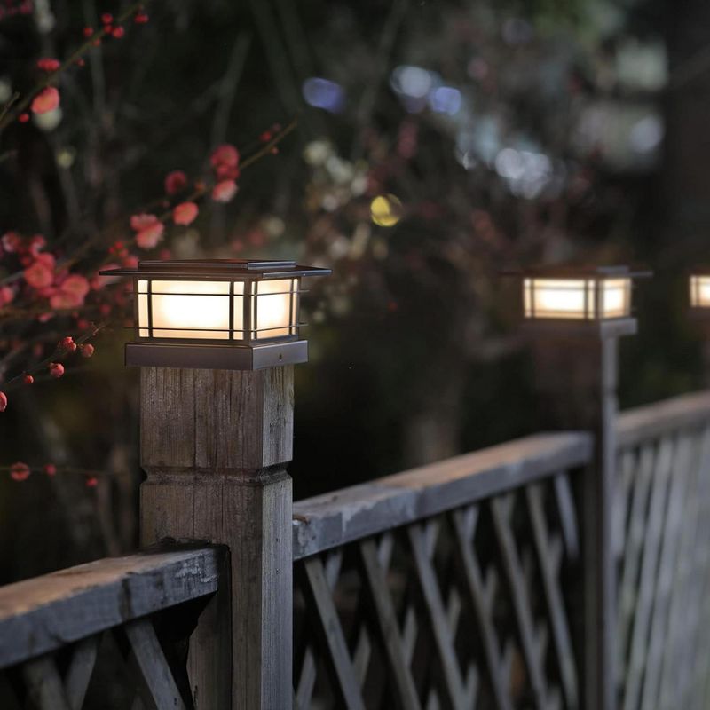 JUST HOME COLLECTION - Farol Solar Poste Led 0,4 W IP44 Luz Cálida