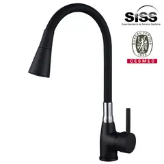 SENSI DACQUA - Monomando para Lavaplatos Iris Negro mate