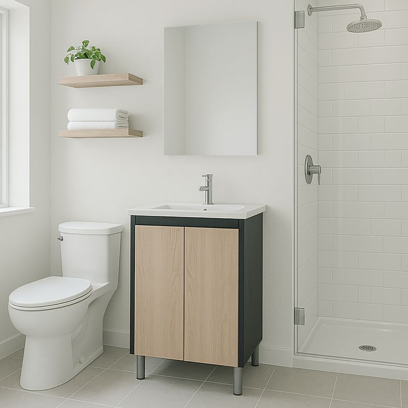 SENSI DACQUA - Combo mueble más espejo Cairo