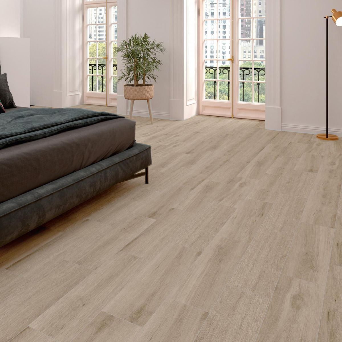 PAMESA - Porcelanato 20x60 cm Forest Antic Café 1.56 m2