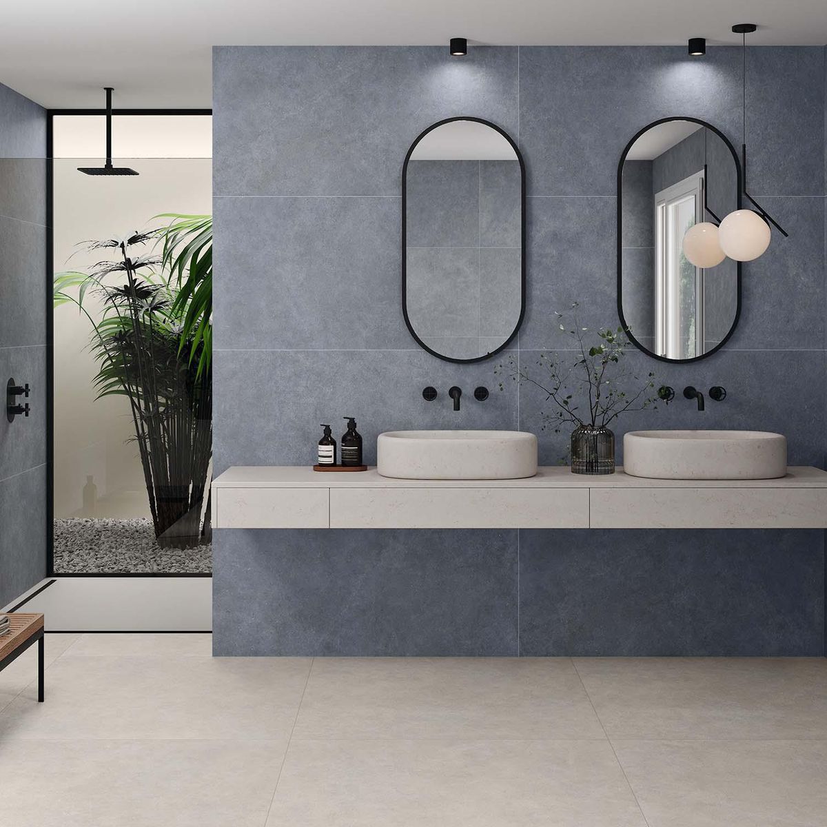 STN - Porcelanato 60x120 cm Pursue Pearl Gris 1.44 m2