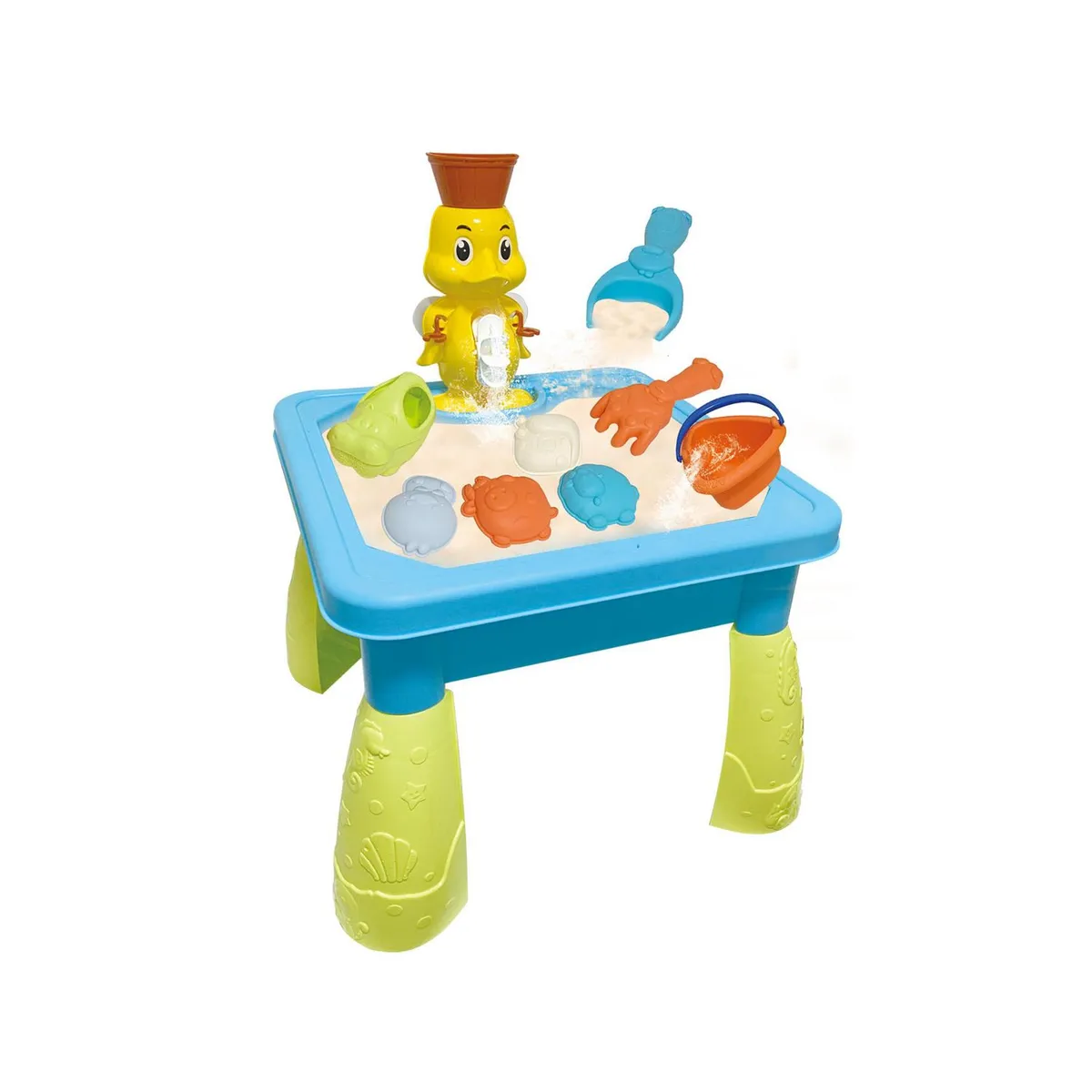 DO IT - Mesa de Juego Arena y Agua 43x57.5x43 Multicolor Desde 3 años