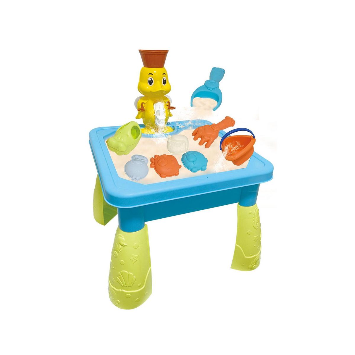 DO IT - Mesa de Juego Arena y Agua 43x57.5x43 Multicolor Desde 3 años