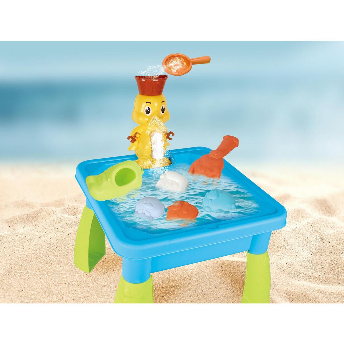 DO IT - Mesa de Juego Arena y Agua 43x57.5x43 Multicolor Desde 3 años