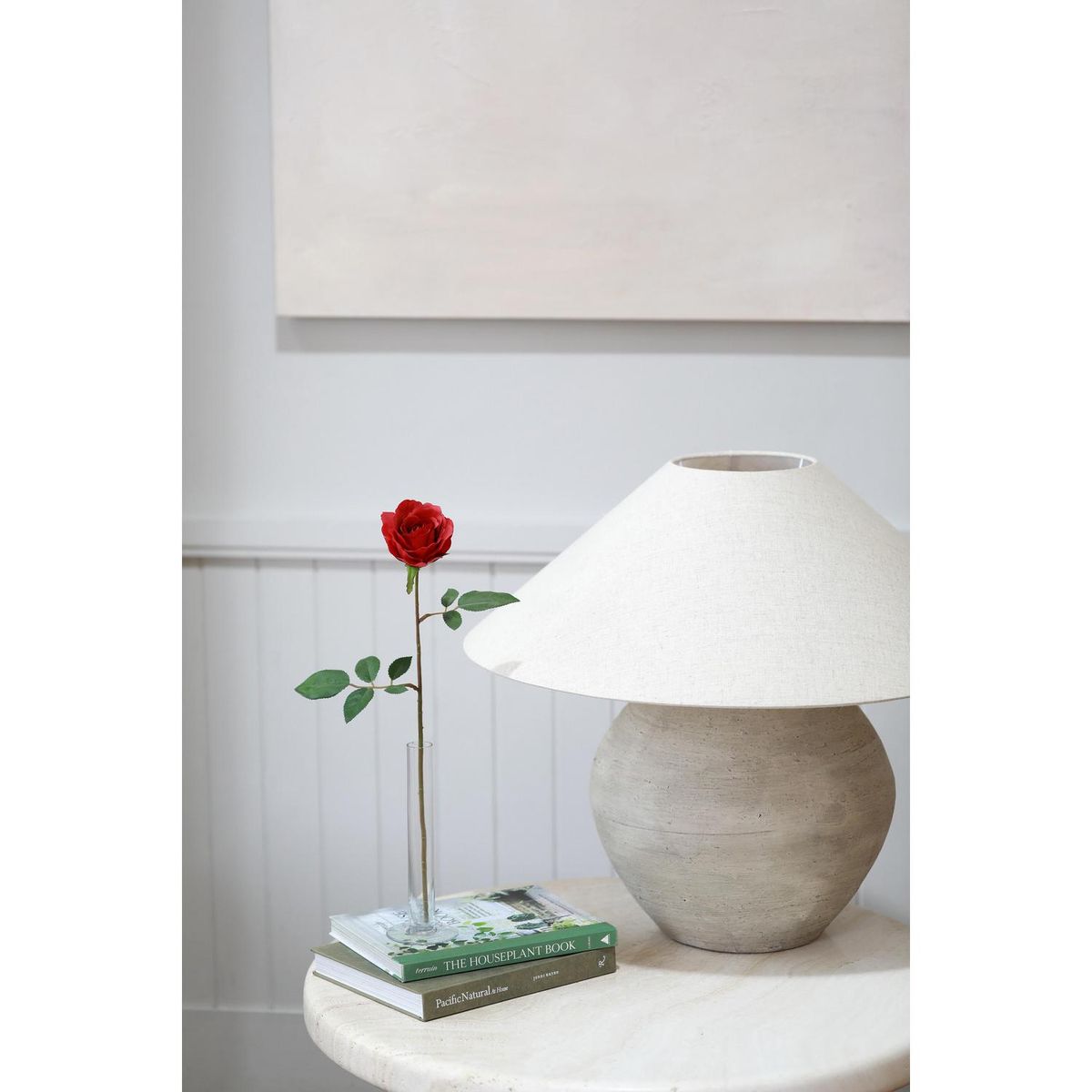 JUST HOME COLLECTION - Vara Rosa Artificial 48 cm Rojo