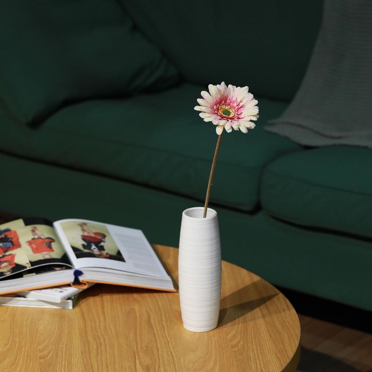 JUST HOME COLLECTION - Vara Gerbera Artificial 51 cm Naranjo