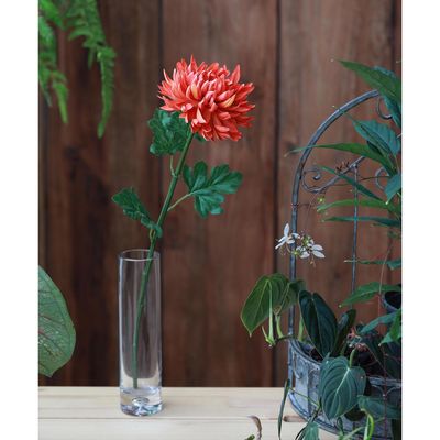 Imagen 2 del producto Vara Artificial Crisantemos 55 cm Naranjo