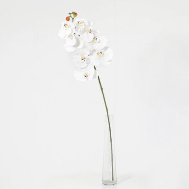 Vara flor artificial orquidea blanca 78 cm