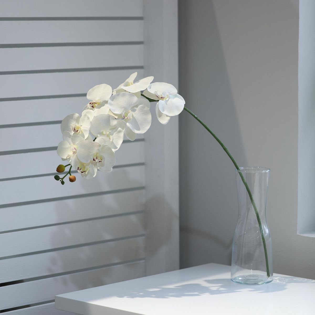 JUST HOME COLLECTION - Vara Artificial Orquídea 78 cm Blanco