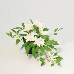 JUST HOME COLLECTION - Planta Artificial Clematis 23 cm Blanco