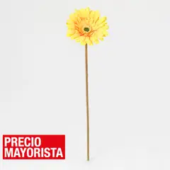 JUST HOME COLLECTION - Vara flor artificial gerbera amarillo 51 cm