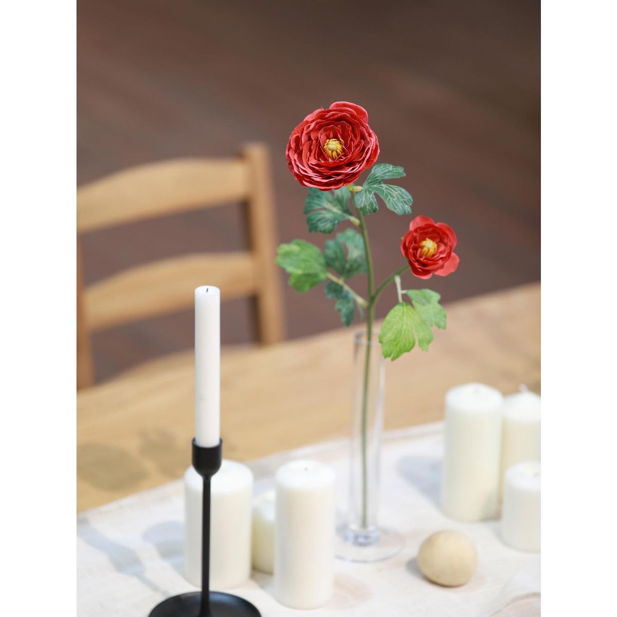 JUST HOME COLLECTION - Vara Ranúnculos Artificial 54 cm Rosado