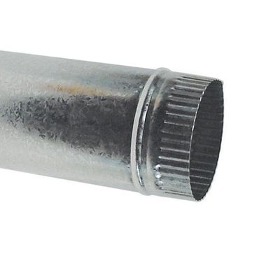 Imagen 2 del producto Tubo Liso Galvanizado 3. 5 Pulgadas Para Calefón 100 Cm