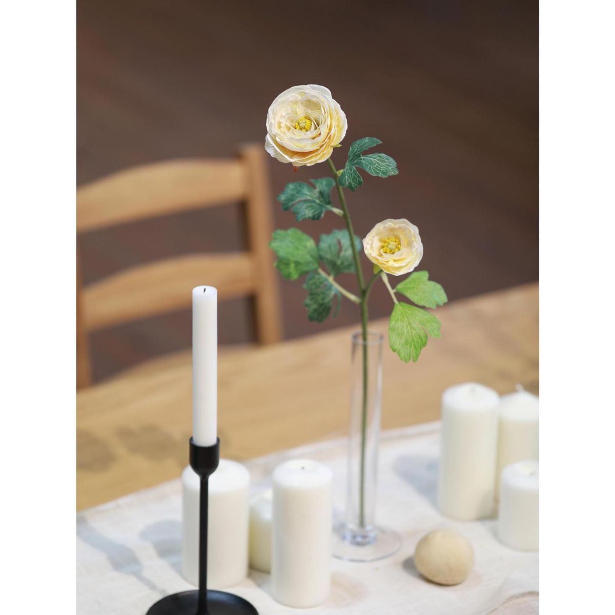 JUST HOME COLLECTION - Vara Ranúnculos Artificial 54 cm Amarillo