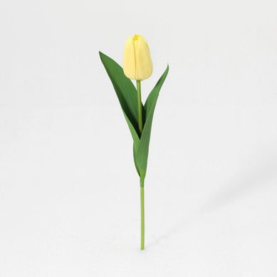 Vara flor artificial tulipan amarillo 57 cm