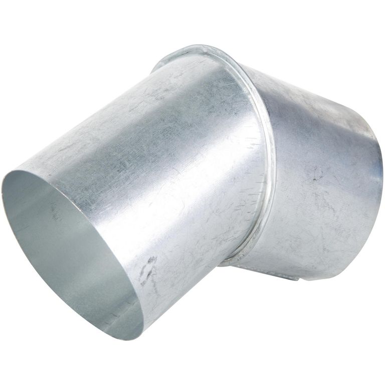 Codo para tubo acero galvanizado 3.5" 45º
