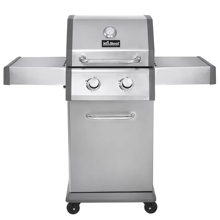 Parrilla a Gas Acero Inoxidable 2 Quemadores Expert