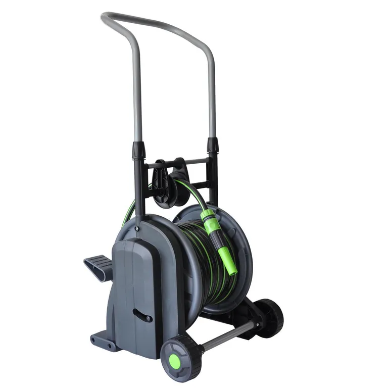 Manguera 25M + Portador con Pedal