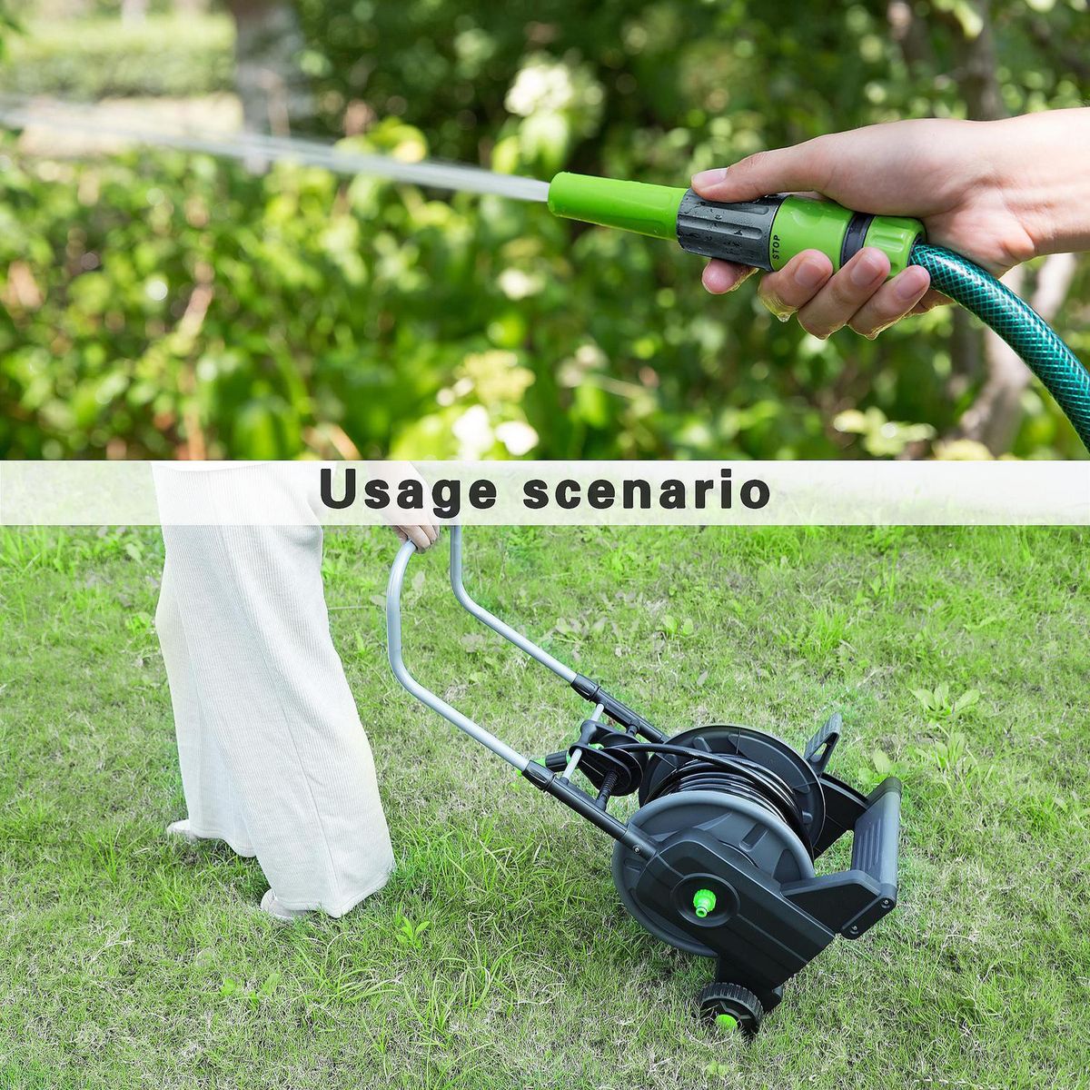 ERGO - Manguera 25M + Portador con Pedal