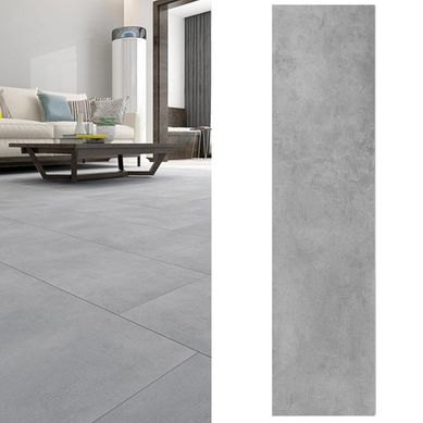 SPC Piso Vinlico 4 mm 30.5x122 cm CONCRETE Gris 2.6 m2