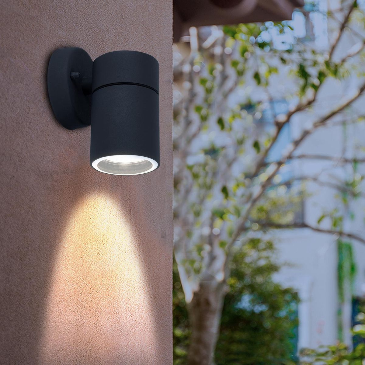 JUST HOME COLLECTION - Farol muro led gris