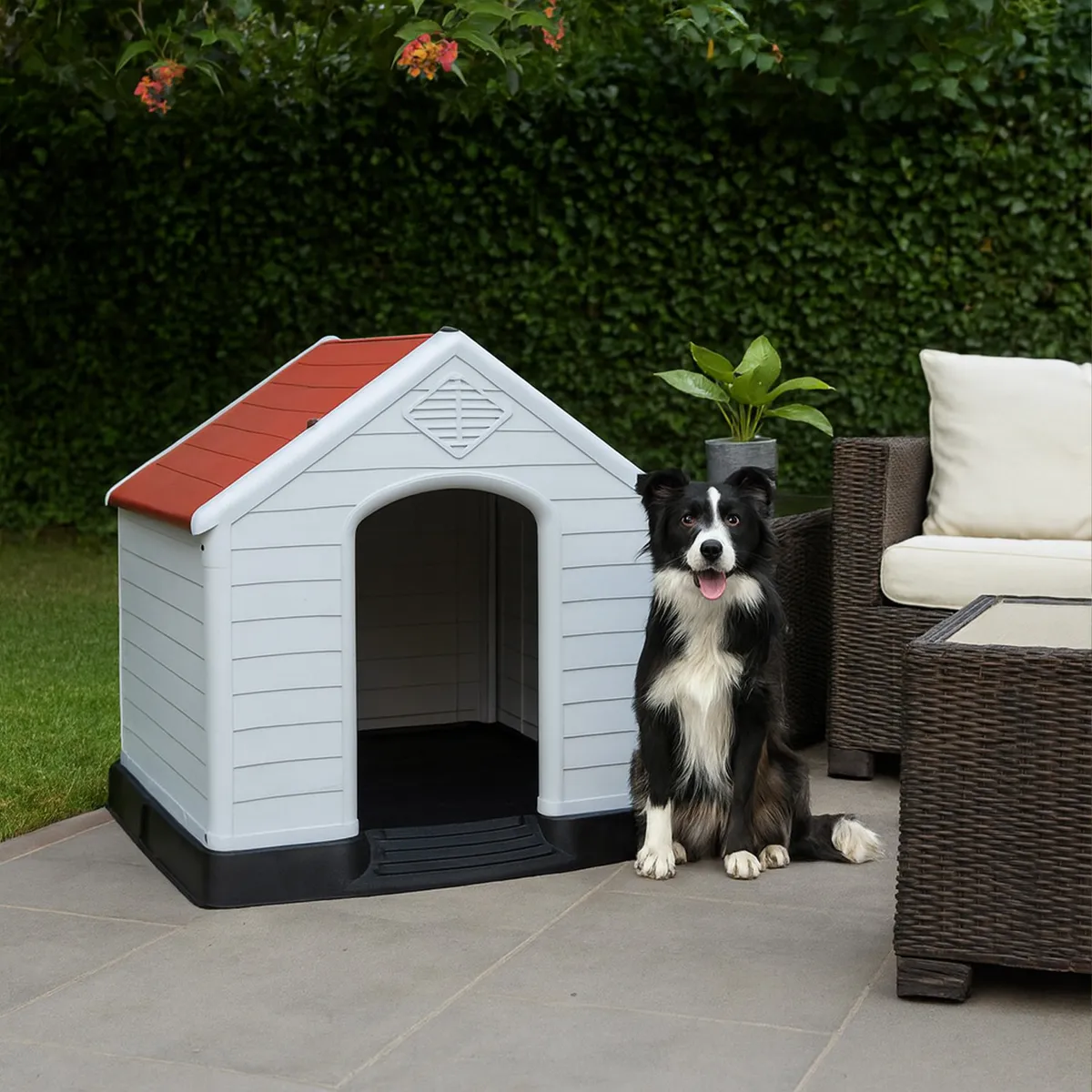 PETIZOOS - Casa de Perro 81.5x78.5x87.7 cm talla L