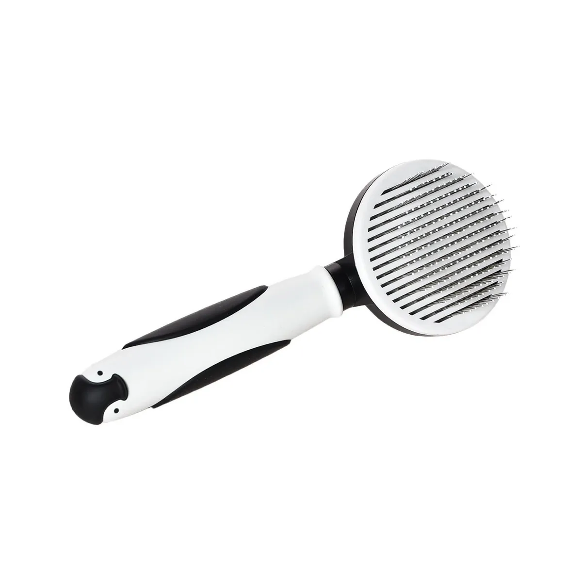 PETIZOOS - Cepillo redondo autolimpiable para mascotas