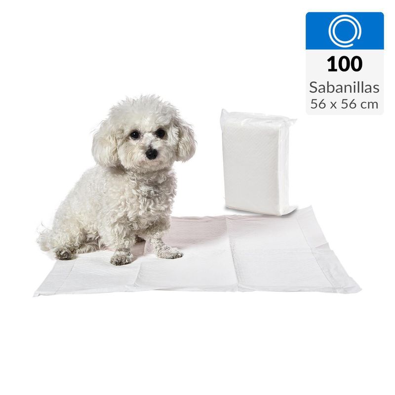 PETIZOOS - Sabanillas para perros 56x56cm 100 unds