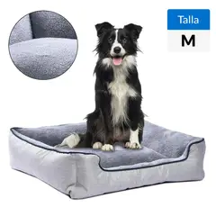 PETIZOOS - Cama M para Perro 20x90x68 cm Beige; Gris