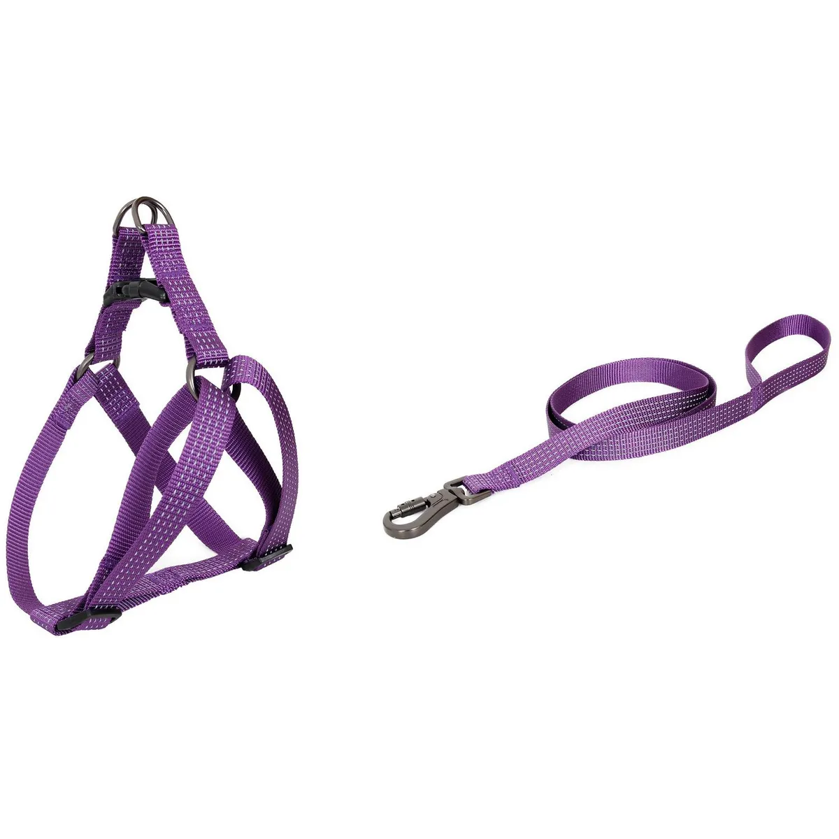 PETIZOOS - Set arnes + correa para perro, talla S