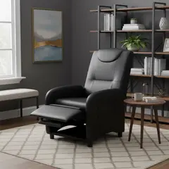 JUST HOME COLLECTION - Bergere 1 cuerpo BRIO 64x126x103 cm Negro