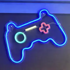 JUST HOME COLLECTION - Lámpara led neon bat joystick