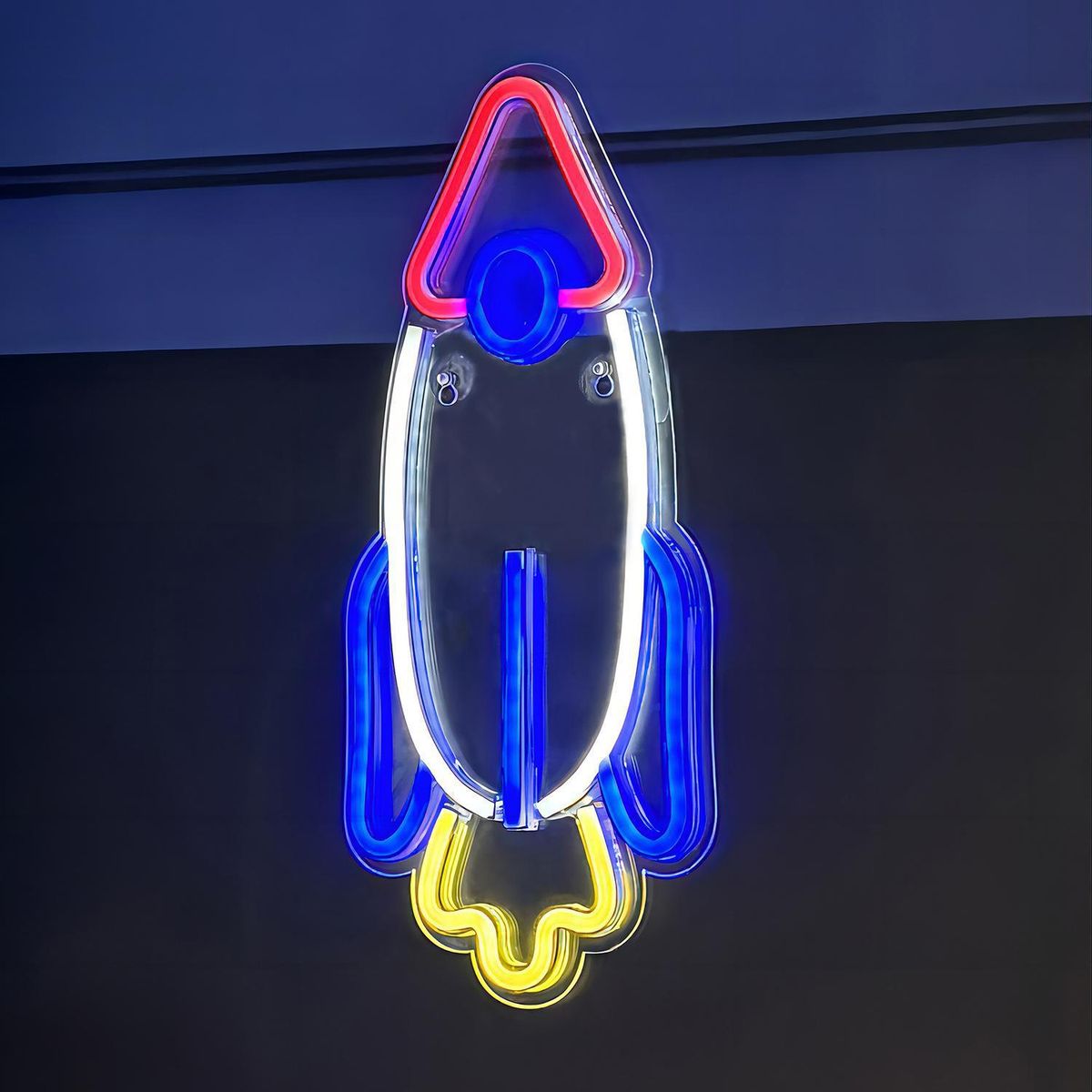 JUST HOME COLLECTION - Lámpara Led Rocket Multicolor 41.5x18 cm