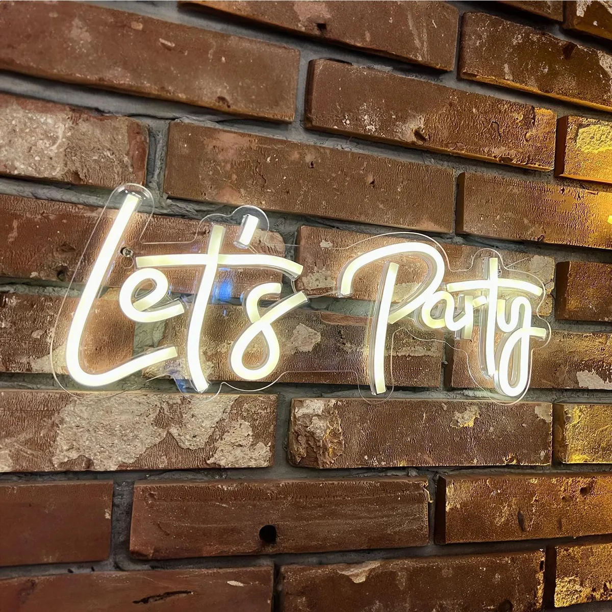 JUST HOME COLLECTION - Lámpara Led Party Multicolor 38.5x15 cm