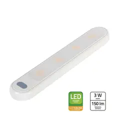 DAIRU - Lámpara Led Undercabinet Plástico Blanco 30 cm
