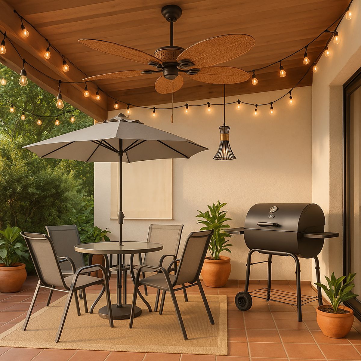 JUST HOME COLLECTION - Guirnalda 14 m 10 luces con ampolletas