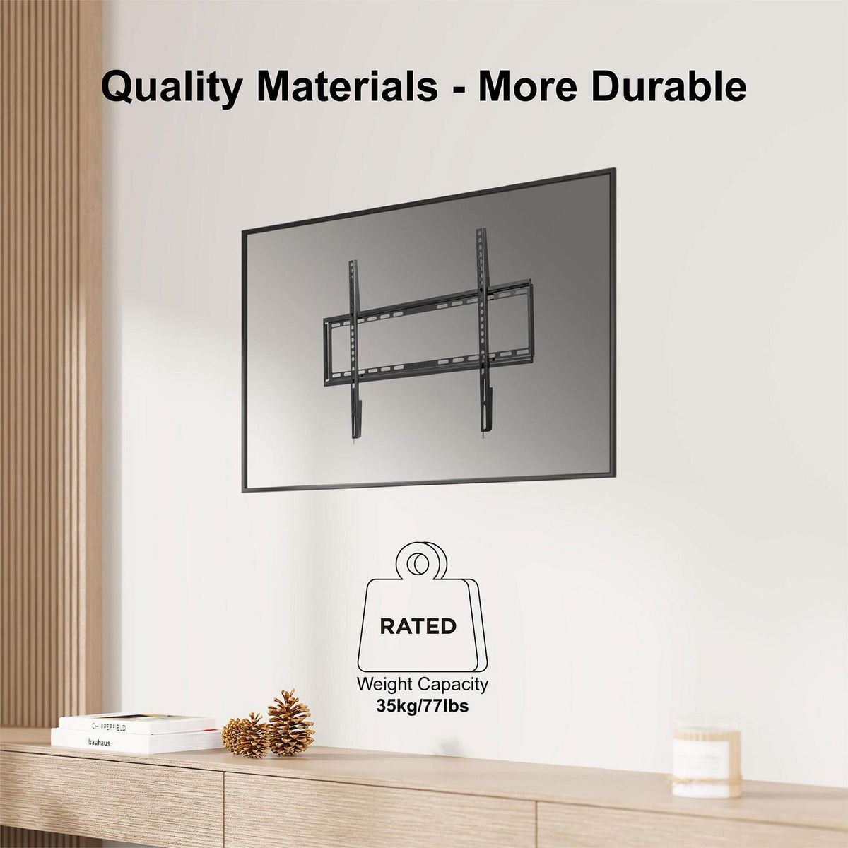 DAIRU - Soporte Fijo TV 75 " Empotrado