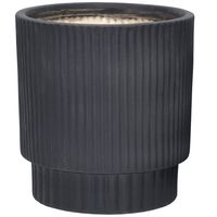 Macetero Vitoria de Cerámica 25x26 cm Negro