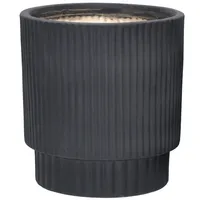 Macetero Vitoria de Cerámica 17x19 cm Negro