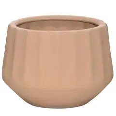JUST HOME COLLECTION - Macetero cerámica color terracota 17x12 cm