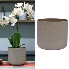 JUST HOME COLLECTION - Macetero Denver de Plástico 22x20 cm Beige