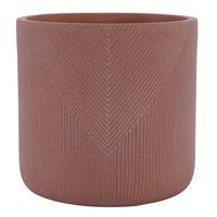 Macetero de Cemento 24x24 cm Terracota