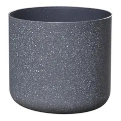 JUST HOME COLLECTION - Macetero Denver de Plástico 14x12.5 Plomo