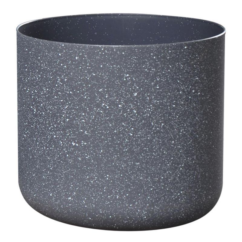 JUST HOME COLLECTION - Macetero denver color plomo 18x17 cm
