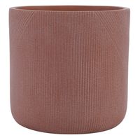 Macetero Denver de Fibra de Vidrio 30x30 cm Terracota