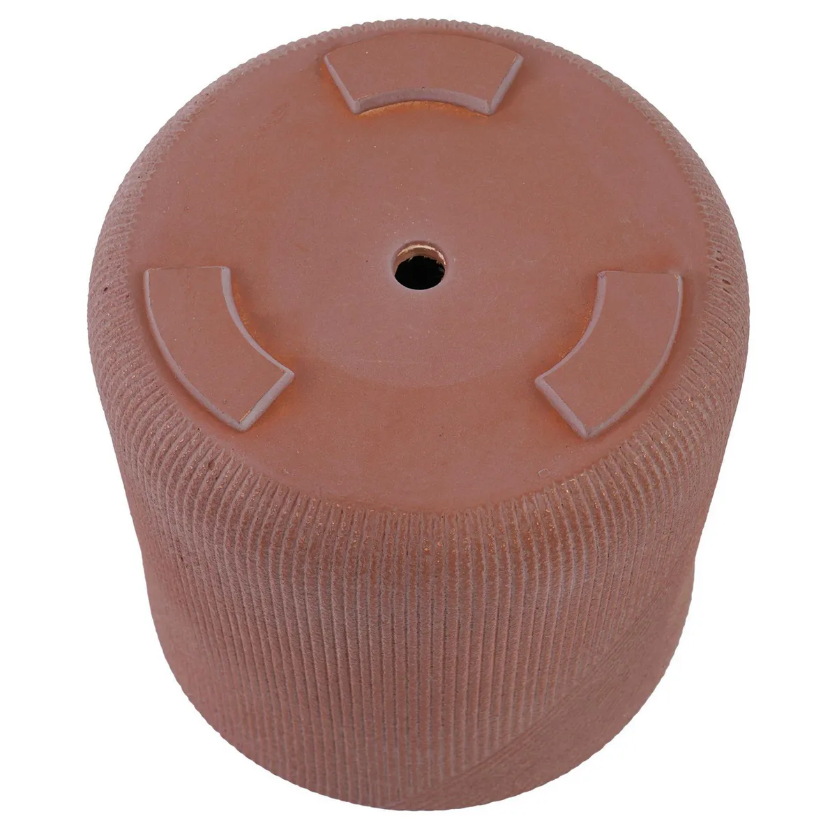 JUST HOME COLLECTION - Macetero Denver de Fibra de Vidrio 30x30 cm Terracota