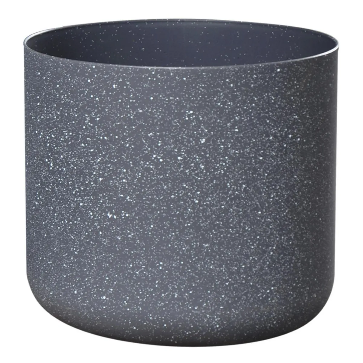 JUST HOME COLLECTION - Macetero Denver de Plástico 16x15 cm Plomo