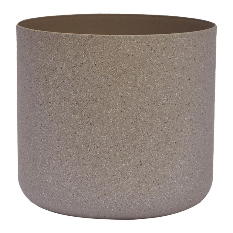 Macetero Denver de Plástico 18x17 cm Beige