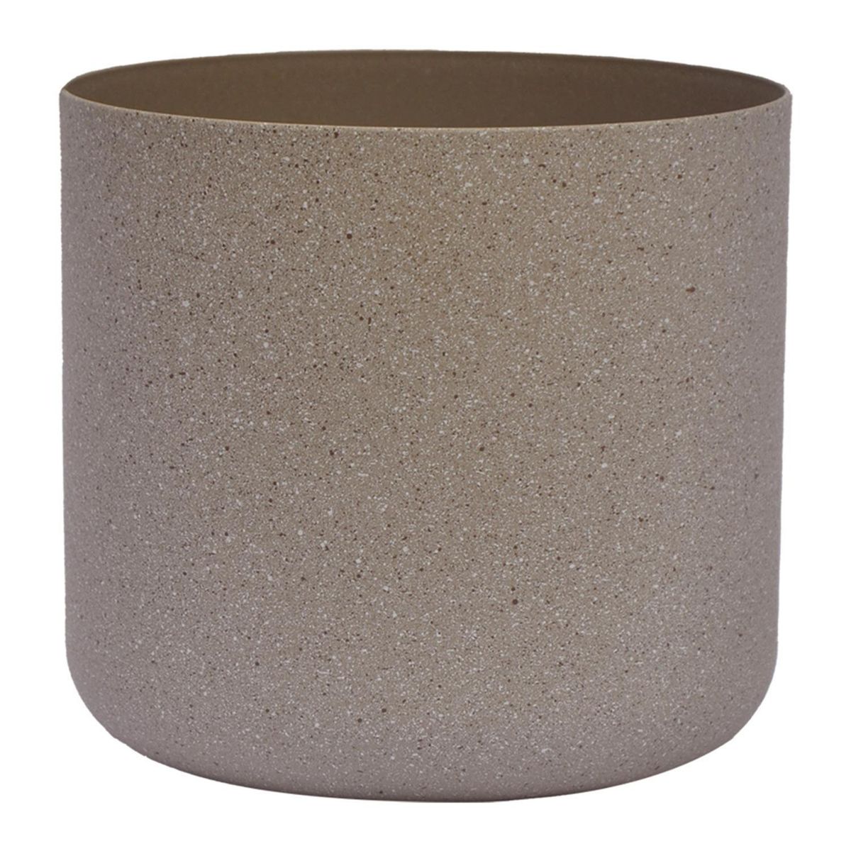 JUST HOME COLLECTION - Macetero Denver de Plástico 18x17 cm Beige