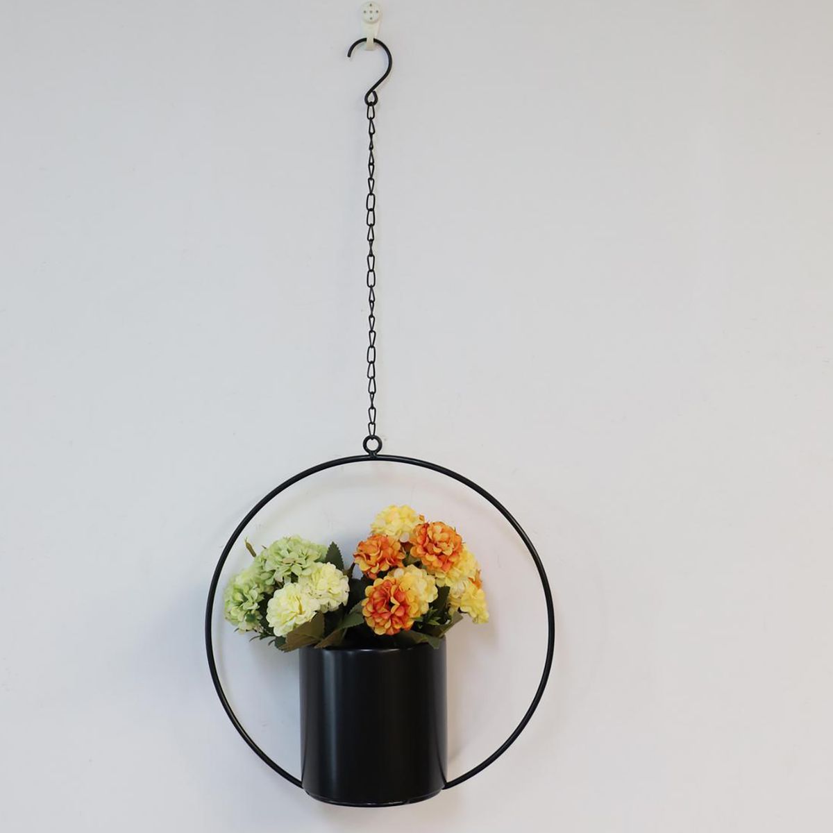 JUST HOME COLLECTION - Portamacetero colgante negro 65 cm